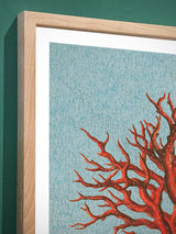 Lámina de Arte Decorativo 'Jungle Cameo' - Leopardo