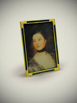 Photo Frame 'Paris' Enameled Green - 10x15cm