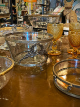 Glass Centerpiece 'Herbert' With Laurel Wreath