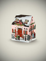 Decoración de Adviento 'Casa Navideña' - Rosada