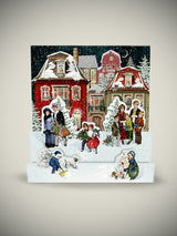 Tarjeta de Navidad y Adviento 'Paisajes de Invierno' - Casas