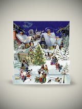 Tarjeta de Navidad y Adviento 'Paisajes de Invierno' - Pueblo Nevado