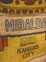 Saco Rafia Proyecto 'Wheat & Steak' 1981 para Kansas City - Antoni Miralda
