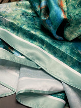 Pañuelo Estampado 'El Puente Japonés' 90x90 cm - Monet