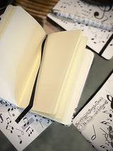 Libreta Pequeña Estampado 'Música'