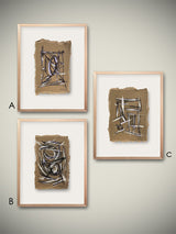 Dibujos Originales Abstractos 'Trazos' - 18x12 cm - Federico Font