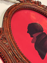 Antique Decorated Double Frame 'Silhouettes'