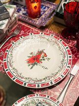 Pack 8 'Christmas Eve' Dinner Plates - Compostable Paper