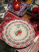 Pack 8 'Christmas Eve' Dessert Plates - Compostable Paper