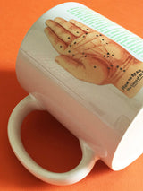 Porcelain Mug 'Palmistry Hand'