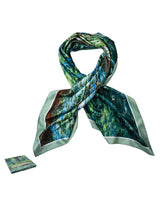 Pañuelo Estampado 'El Puente Japonés' 90x90 cm - Monet