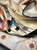 Pañuelo Estampado 'Composición VIII' 90x90 cm - Kandinsky