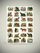 Hoja Cromos Alemanes 'Razas de Perros'