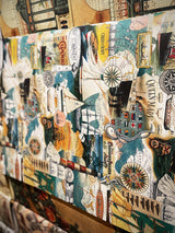 'Marine' Wrapping Paper - 100x70 cm