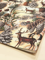 papel-de-navidad-deer-in-the-forest
