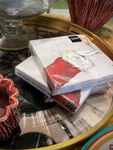 Pack de 20 Servilletas de Papel 'Cheers to Santa' - 25x25 cm