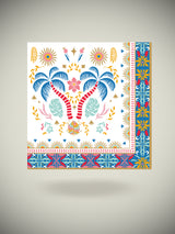 Pack de 20 Servilletas de Papel 'Tropical Groovy' - 33x33 cm