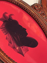 Antique Decorated Double Frame 'Silhouettes'