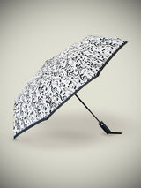 Paraguas Plegable 'Música' - Blanco