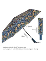 Paraguas Plegable 'Strawberry Thief' - William Morris