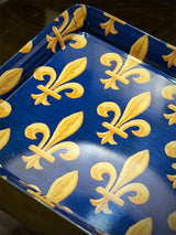 Mini Bandeja de Malamina 'Fleur de Lys' - Emblema Monarquía Francesa