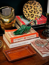 Pequeño Zapato Decorativo 'Fleur de Lys' - Vintage