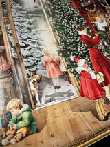 Calendario de Adviento 'Tienda de Navidad' - 52x38 cm