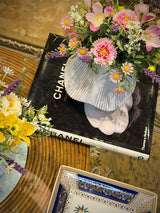 Jarrón de Cerámica Blanca 'Lamellen'