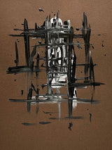 Pintura Original 'Tramado Abstracto' - 39.5x30.5 cm - Federico Font