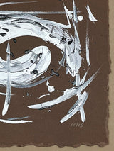 Pintura Original 'Explosión en Blanco' - 28x26 cm - Federico Font