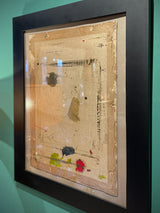 pintura-abstracta-sobre-soporte-kraft-vintage