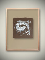 Pintura Original 'Explosión en Blanco' - 28x26 cm - Federico Font