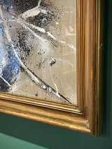 pintura-moderna-abstracta-en-marco-recuperado