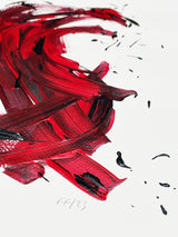 Pintura Original 'Explosión en Rojo' - 65x50 cm - Federico Font