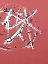 Pintura Original 'Esfera sobre Rosa' - 29.5x27.5 cm - Federico Font