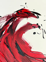 Pintura Original 'Explosión en Rojo' - 65x50 cm - Federico Font