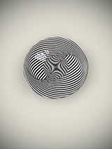 Pisapapeles de Cristal 'Op-Art'