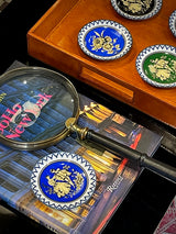 Juego de 6 Platitos de Porcelana 'French Toile' - Vintage