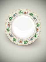 Plato Llano de Porcelana 'Marajah'