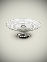 Plato para Tarta de Cristal 'Fleur' - Grande