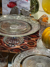 Plato para Tarta de Cristal 'Fleur' - Grande