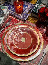 platos-de-papel-de-postre-liberty-rojo-dorado