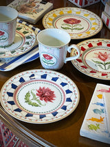 Set de 4 Platos de Postre 'Flowery'