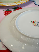 Plato de Postre de Porcelana 'Fruit Mania' Limones