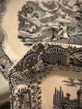 Bandeja de Servir de Loza 'Vistas La Cartuja' - Vintage