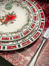 Pack 8 'Christmas Eve' Dinner Plates - Compostable Paper