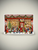 Tarjeta Calendario de Adviento 'Tienda de Navidad'