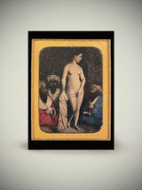 Postal 'Painting of the Greek Slave' - Daguerreotype, c.1847