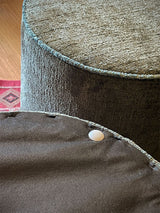 Pouf Redondo 'Burelles' - Verde Khaki