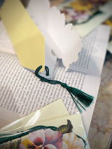 Tarjeta y Punto de Libro 'Pansies'